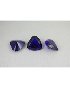 aaa级3x3白色心形锆石 人造锆石批发锆石